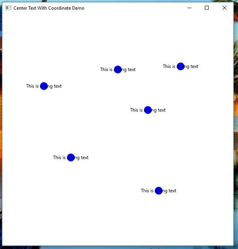 Java Javafx How To Set Center Position For Text Or Label Stack