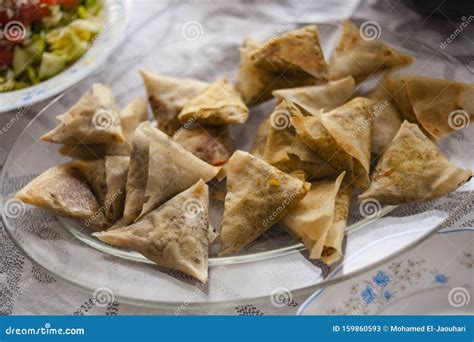 Moroccan Homemade Briwat Gourmet Food Stock Image Image Of