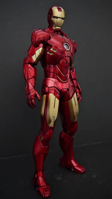 Hot Toys 1 6 Movie Masterpiece Iron Man Mark IV Supar Robo