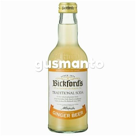 Jual Bickfords Traditional Soda Ginger Beer 275ml Minuman Bickford