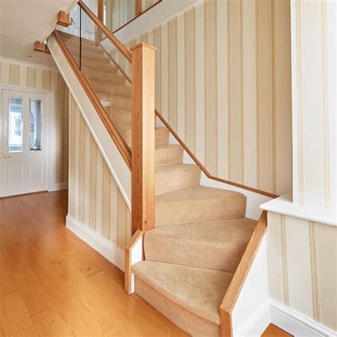 Luxury Oak And Glass Staircase Neville Johnson