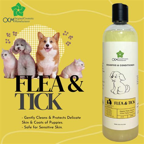 SHAMPOO FOR PET - FLEA & TICK - OCM Vietnam