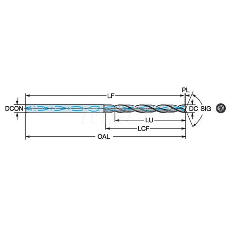 Sandvik Coromant Micro Drill Bit 0 1181 Dia 140 Deg Solid Carbide