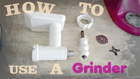 How To Use A Kitchenaid Meat Grinder Attachment And Review Youtube