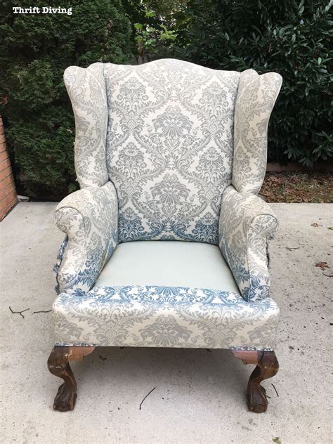 How To Reupholster A Wingback Chair Step By Step Video Tutorials