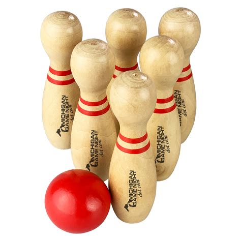 wooden bowling set ecolyfe