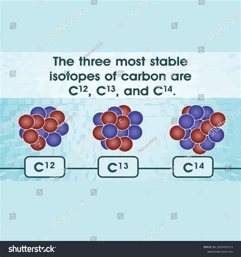 Three Most Stable Isotopes Carbon Atom Stock Vector (Royalty Free) 2287053715 | Shutterstock