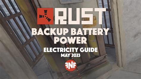 Backup Battery Power Electricity Guide Rust Youtube