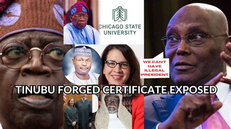 Breaking News Tinubu Secret Is Finally Out As Chicago Unversity Set To