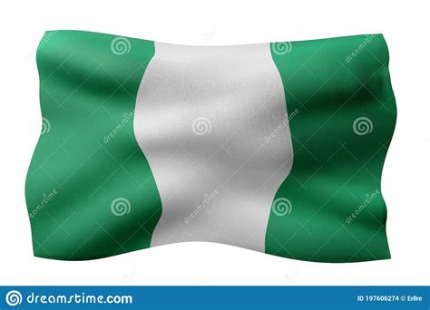 Nigeria 3d Flag Stock Illustration Illustration Of Concept 197606274