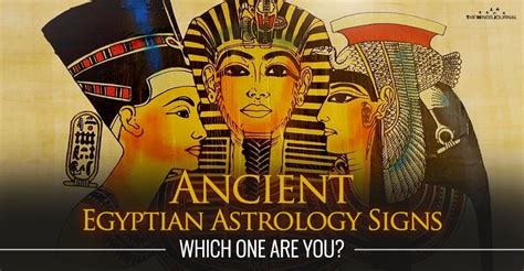 Ancient Egyptian Astrology Signs: Which One Are You?