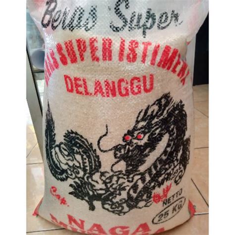 Jual Beras Super Istimewa Delanggu Cap Naga Mutiara Kg Indonesia