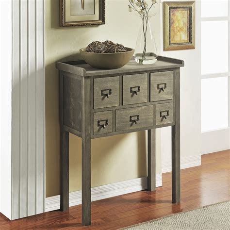 Narrow Console Table With Drawers | Foter