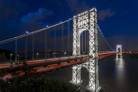 Wallpaper ID: 1821476 / Night, Light, 1080P, George Washington Bridge, Bridges, Time-Lapse ...