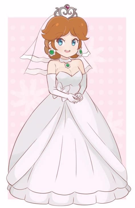 Wedding Dress Daisy | Super Mario Odyssey | Princess daisy, Luigi and ...