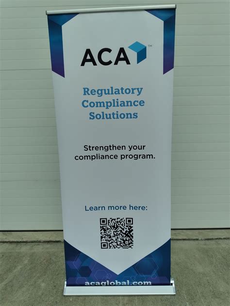 ACA Compliance Group ACA Regulatory Compliance Solutions Banner Stand