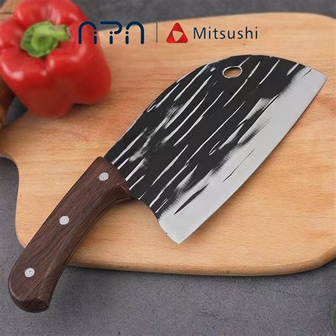 Nipiin Japanese Knife Kitchen Knife Traditional Handmade Chefs Chopper