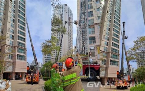 부산 북부소방서 고층건축물 현장대응능력 강화훈련 실시 글로벌뉴스통신gna