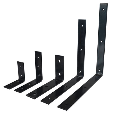 Heavy Duty Extra Strength Angle Brackets Black Carinya