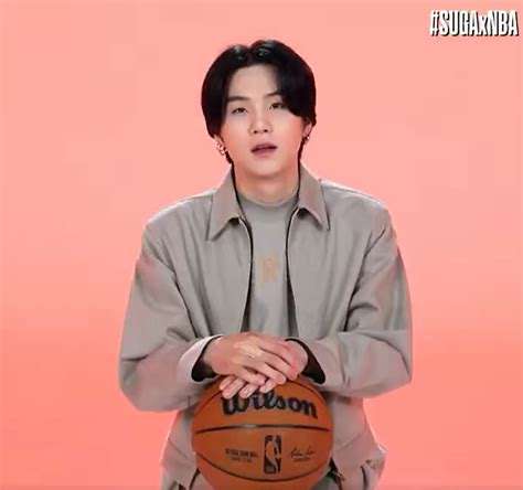 BTS S Lead Rapper Suga Appointed As Global Ambassador For NBA Aju Press