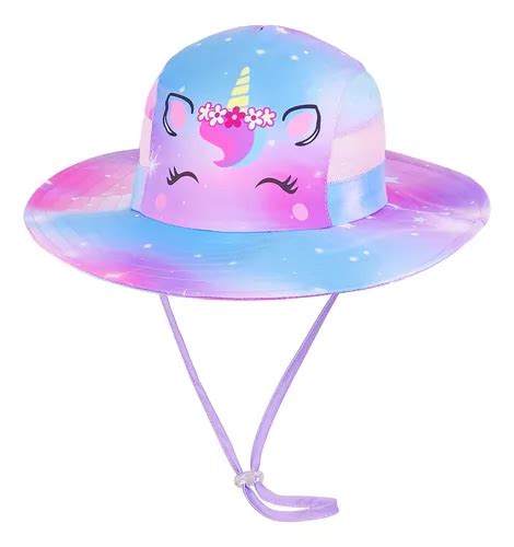 Sombrero De Sol Para Ni As Con Dise O De Unicornio Protecci Cuotas