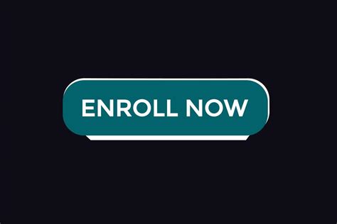 New Enroll Now Website Click Button Level Sign Speech Bubble