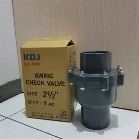 Jual Swing Checkvalve Check Valve Pvc Kdj 2 12 Inch 25inch Tusen