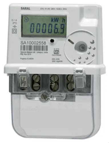 Secure 60 DLMS Single Phase Electronic Energy Meter Model Name