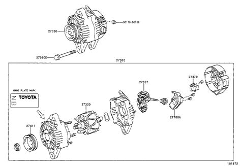 Toyota Yaris Frpnlp R Cgmgxw Tool Engine Fuel Alternator Japan