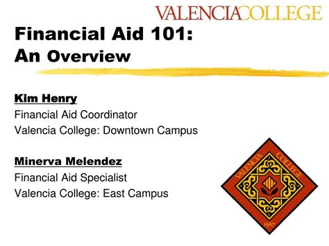 Ppt Financial Aid 101 An Overview Powerpoint Presentation Free