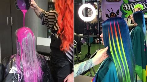 Hair Dye Tutorial Hair Color Transformation Compilation 2019 Youtube