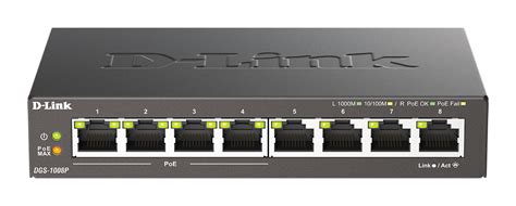 Dgs P Port Gigabit Poe Unmanaged Desktop Switch D Link