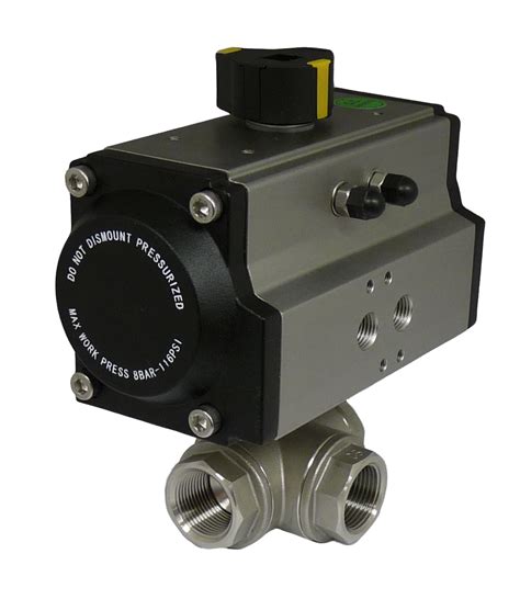 Air Actuated Valves - Stainless Steel Ball - CH-Air or Prisma Actuator - AVS