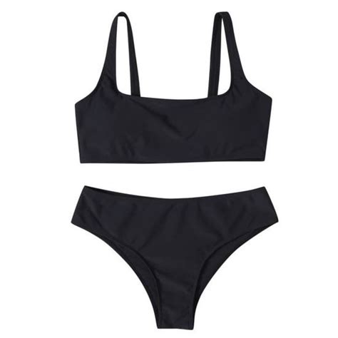 Ensemble De Bikini Maillot De Bain Pour Adolescentes Ensemble Deux