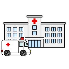 Hospital Clipart Black And White