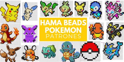 Ideas De Patrones Pokemons Patrones Plantillas Hama Beads Punto The