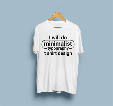 Minimalist Typography T Shirt Design On Behance