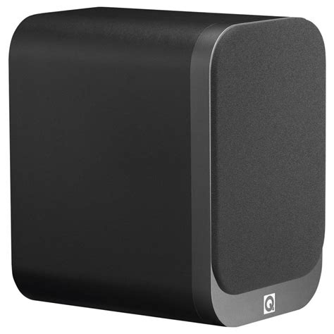 Q Acoustics 3010 Bookshelf Speakers Graphite Black Pair Audiophonics