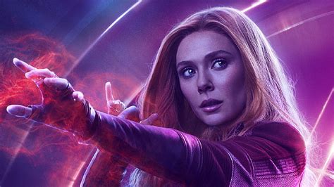 Wanda Maximoff En Avengers Infinity War Nuevo Póster Wanda Maximoff Avengers Infinity War