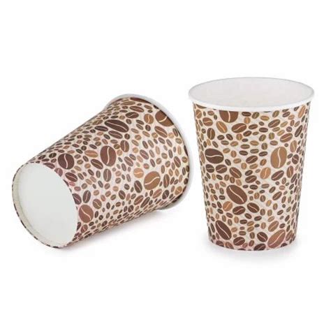 White 120ml Printed Coffee Paper Cup For Event And Party Supplies At