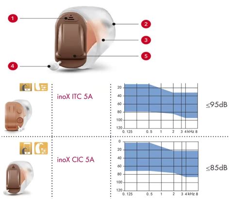 Rexton Inox Click Cic Itc Instant Fit Hearing Aids Ce Non