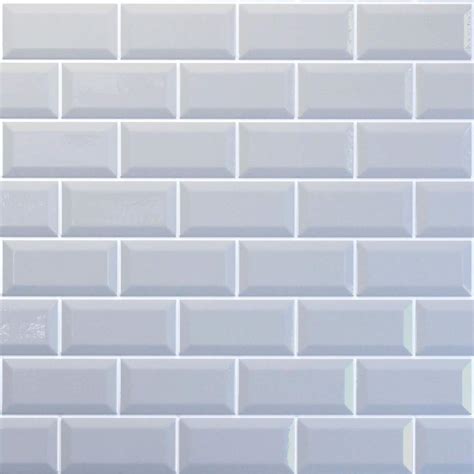 Light Grey Bevelled Metro Tile Wall Panels Light Grey Bevelled Metro