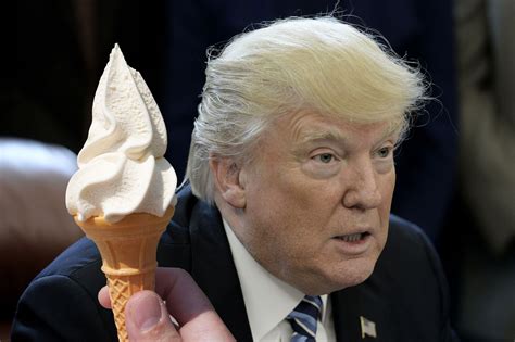 Trump Gets Two Scoops of Ice Cream While Everyone Else Gets One - Eater