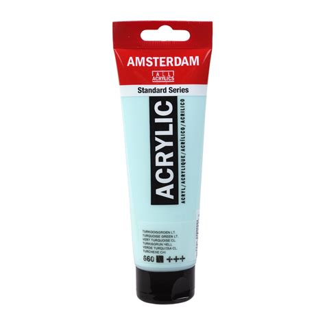 Amsterdam Acrylic Akrylmaling Ml Turquoise Green Light Panduro