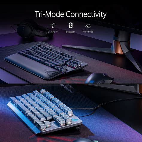 Teclado Mec Nico Wireless Asus Rog Strix Scope Rx Tkl Deluxe