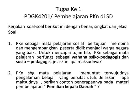 Tugas Ke 1 Pertemuan Ke 3pptx Free Download