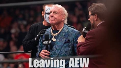 Ric Flair Willing To Walk Away From Aew Aewrampage Aew Youtube