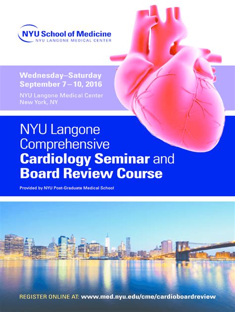 Fillable Online Saric Nyu Langone Comprehensive Cardiology Seminar And