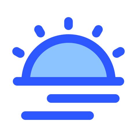 Sunset Generic Blue Icon