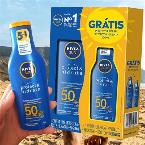 Kit NIVEA SUN Protetor Solar Protect Hidrata FPS50 PROMOON